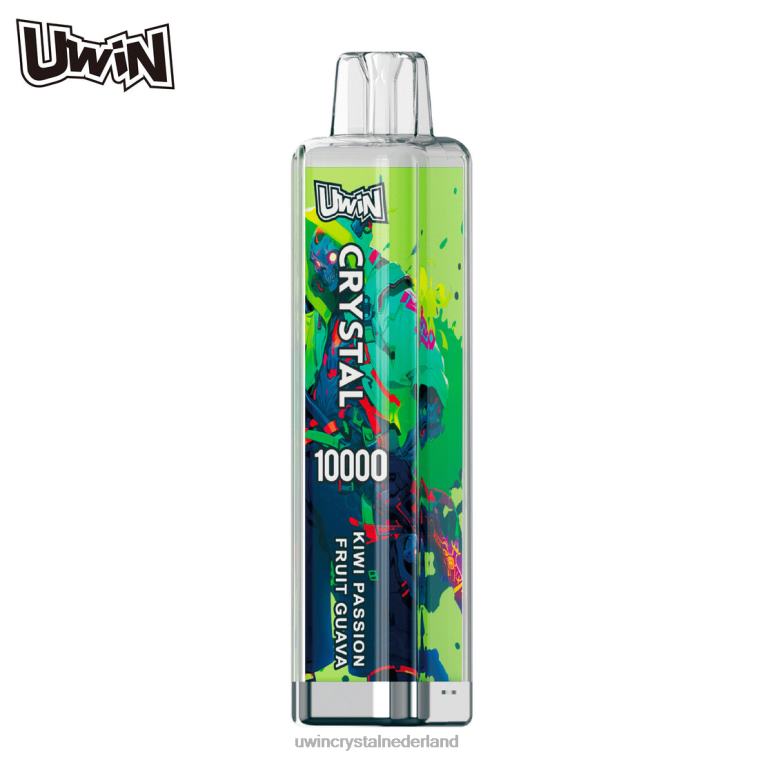 UWIN Vape Elektronische Sigaret - kiwi-passievrucht-guave UWIN CRYSTAL 10000 wegwerpvape T8RJH8