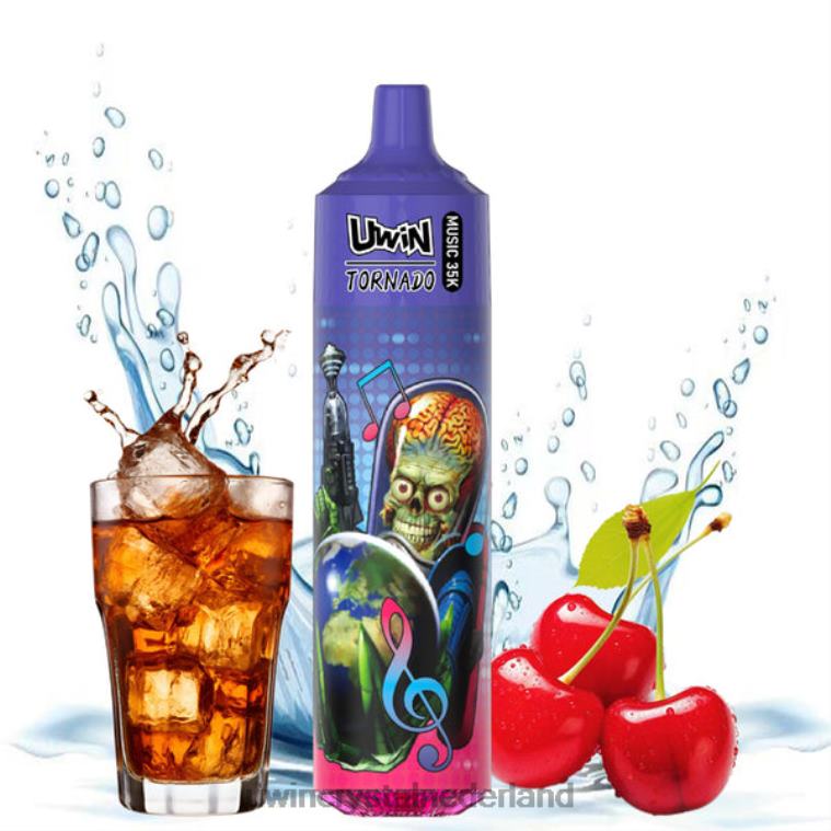 UWIN Crystal Nederland - kersen cola UWIN CRYSTAL 35k wegwerpdamp T8RJH28