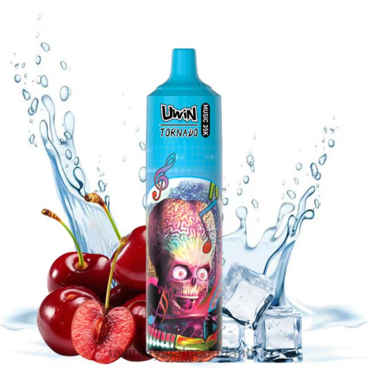 UWIN Crystal Nicotine - kersen ijs UWIN CRYSTAL 35k wegwerpdamp T8RJH21